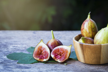 Ripe Fig Fruits