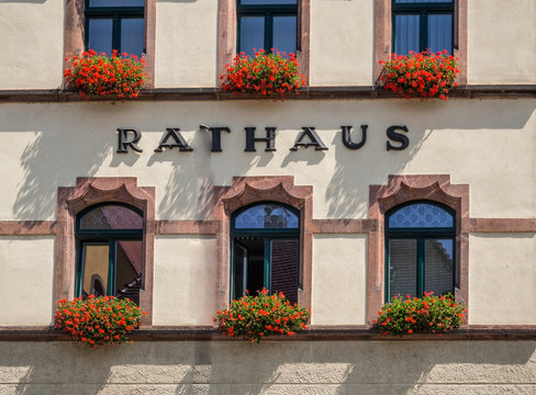 Rathaus Schild Symbol