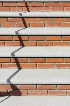 Shadow on steps