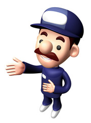 3D Mechanic Character is a guide gesture.