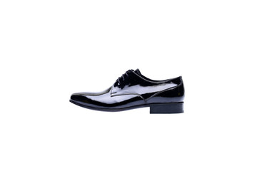 handmade specia design man shoe on white background