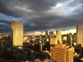 Naklejka premium 東京の夕景