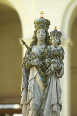 Fototapeta na wymiar Sculpture of Saint Maria
