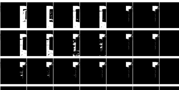 glitch art Ablauf Verringerung