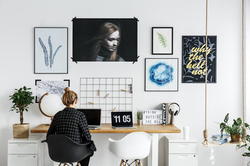 Working space for photographer