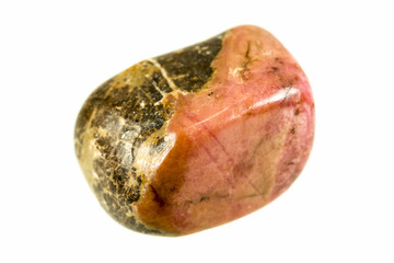 Obraz premium tumble polished rhodonite pebbles