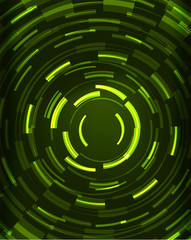 Neon circles abstract background