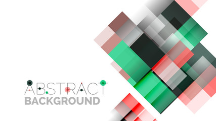 Business presentation geometric template