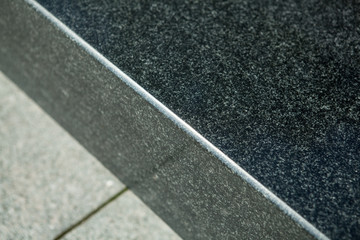 Fototapeta premium Facing material from a shungite monument