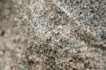 Rock material from a granite monument