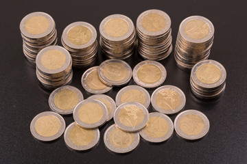 euro coins