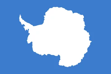 Foto op Aluminium Official vector flag of Antarctica . © stockdevil