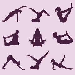illustration yoga
