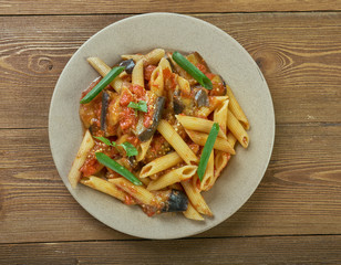 Pasta alla Norma.
