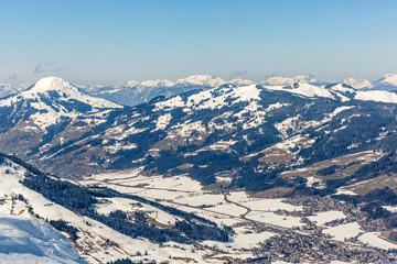 Winter landscape in Alps