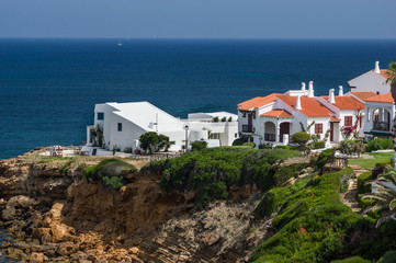 Fototapeta na wymiar Platja de Fornells an der Nordküste von Menorca