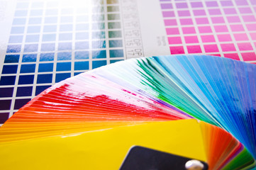Farbpalette Farbfächer