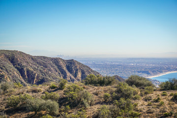 View of Los Angeles from the Santa Monica Conservancy