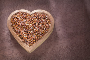 Seeds of red quinoa - Chenopodium quinoa