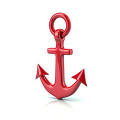 Red anchor