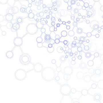 Vector network background for presentation. Connect concept