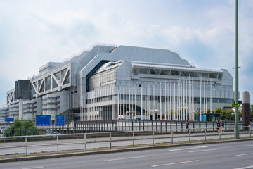 Fototapeta na wymiar The International Congress Center (ICC) in Berlin