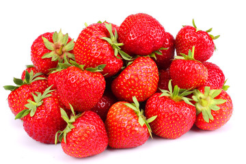 Strawberry isolated on white background. Clipping Path