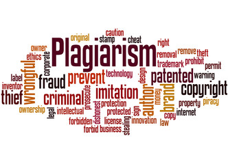 Plagiarism, word cloud concept 2