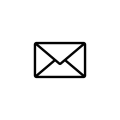 envelope letter mail email line icon