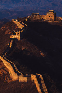 The Great Wall at sunrise