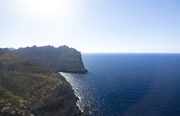 Cap de formentor - beautiful coast of Majorca, Spain.