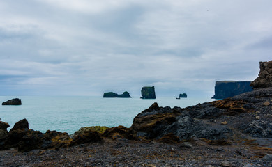 Fototapeta premium Dyrholaey small peninsula, located on the south coast of Iceland