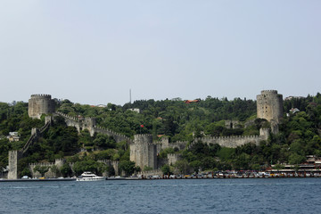 Obraz premium Крепость Румели Хасары в Стамбуле