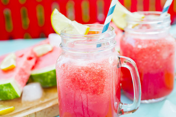 Watermelon and watermelon juice