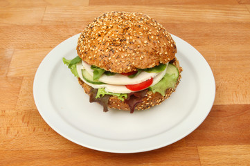 Chicken salad roll