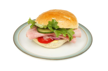 Ham salad roll