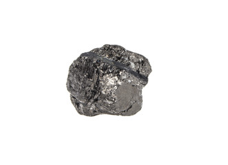 coal on an isolated white background