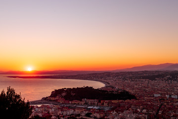 Sunset in Nice