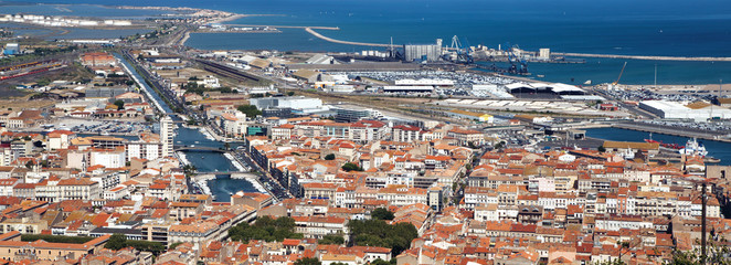 PANORAMIQUE DE SÈTE EN FRANCE