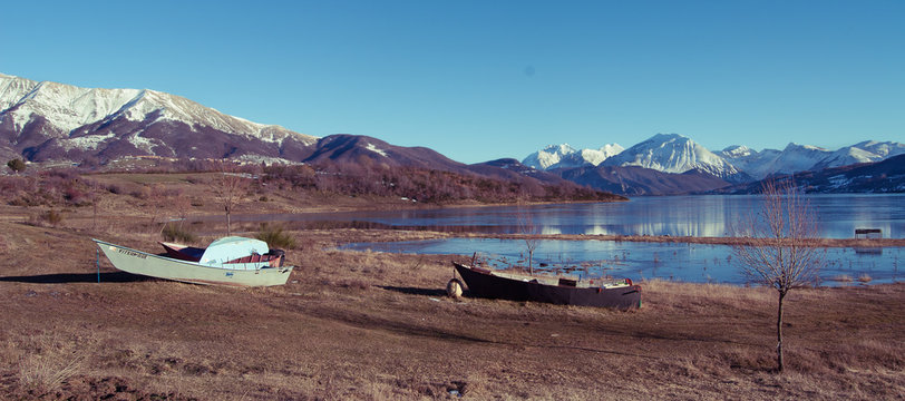 Caldo inverno a Campotosto