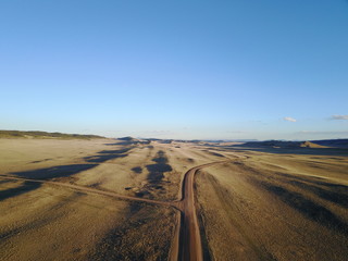 Long Dirt Road in Colorado
