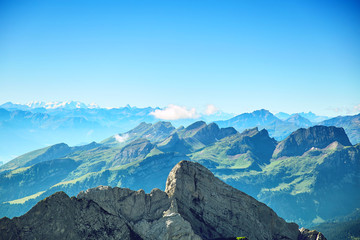 Obraz premium Saentis Mountain landscape