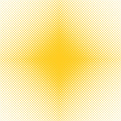 Symmetrical halftone circle pattern background - vector graphic design from dots in varying sizes