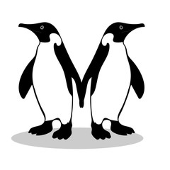 Penguin friendship symbol loyalty
