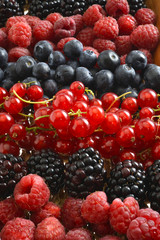 Mixed berries.