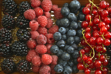 Mixed berries.