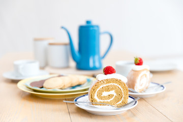 coffee time in living room