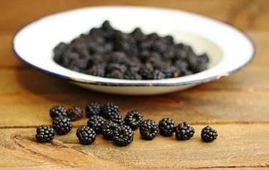 Fototapeta na wymiar Wild berries in the kitchen