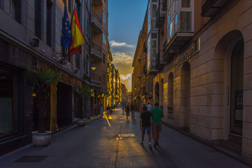 Fototapeta na wymiar Calles de Valladolid