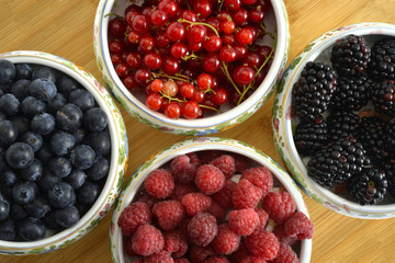 Mixed berries.